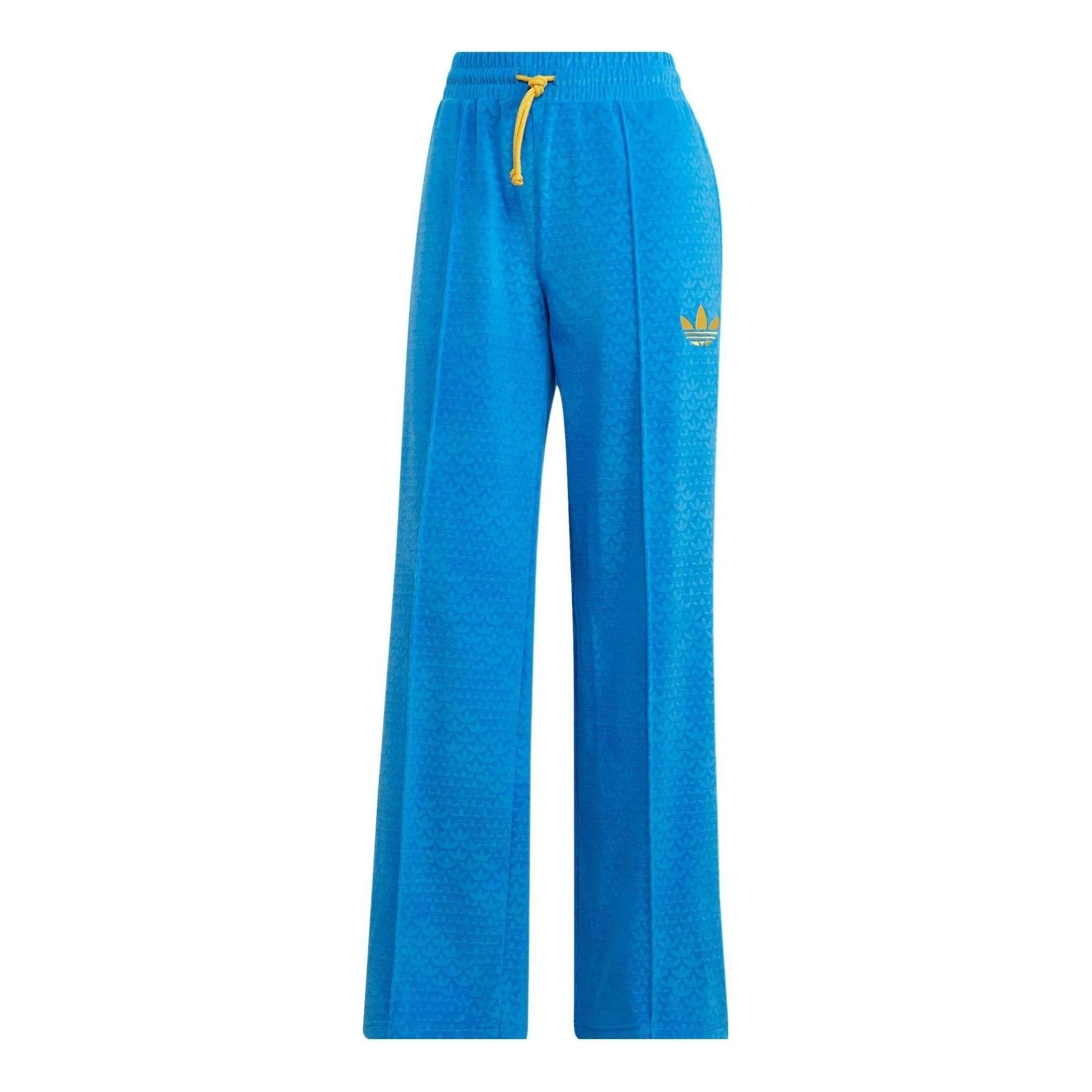 (WMNS) adidas Adicolor Heritage Now Velour Pants 'Blue' | KICKS CREW