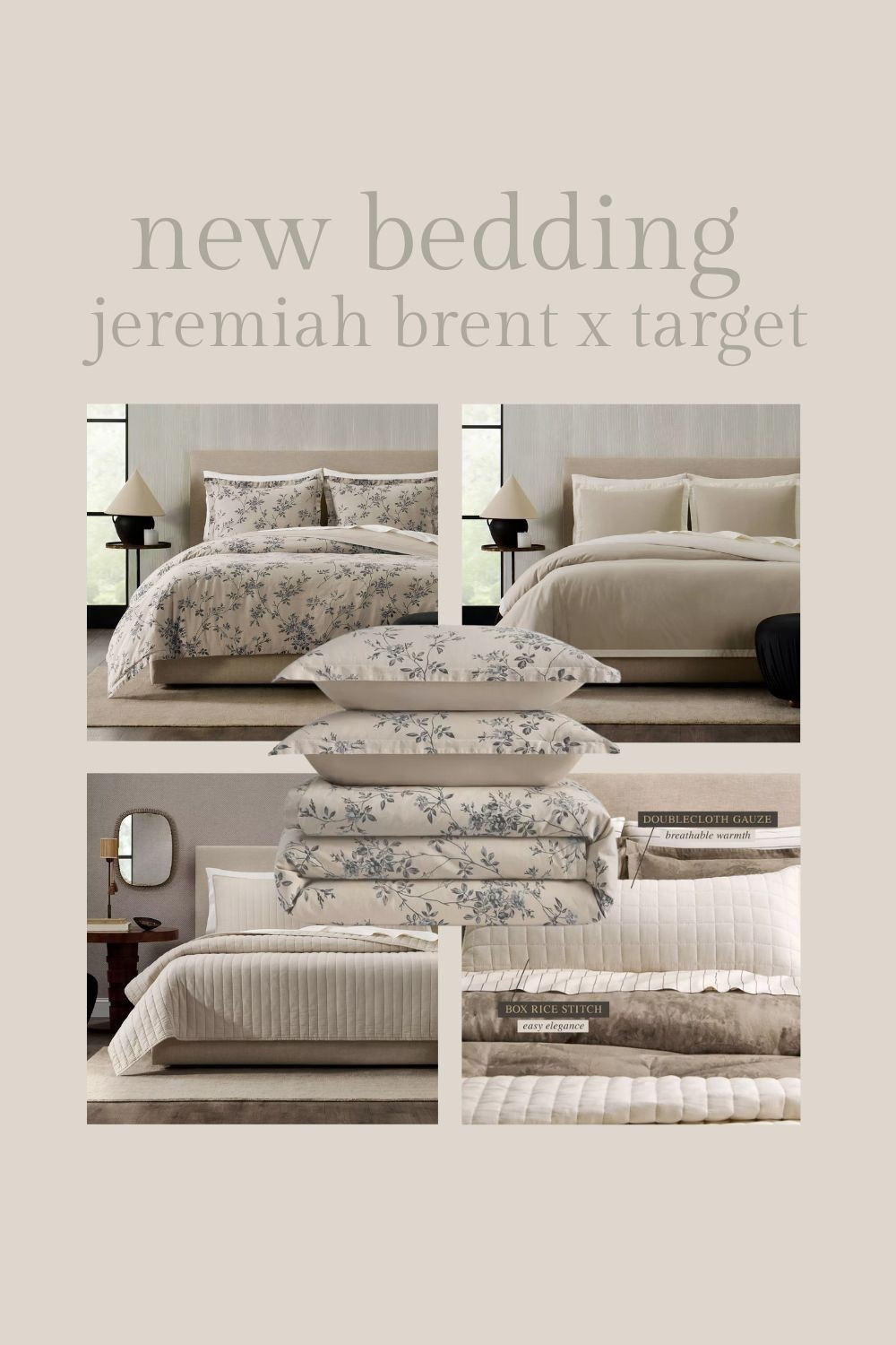 New line of bedding at Target! I love everything Jeremiah Brent does on Queer Eye and this new bedding line is so pretty. 

#LTKHome