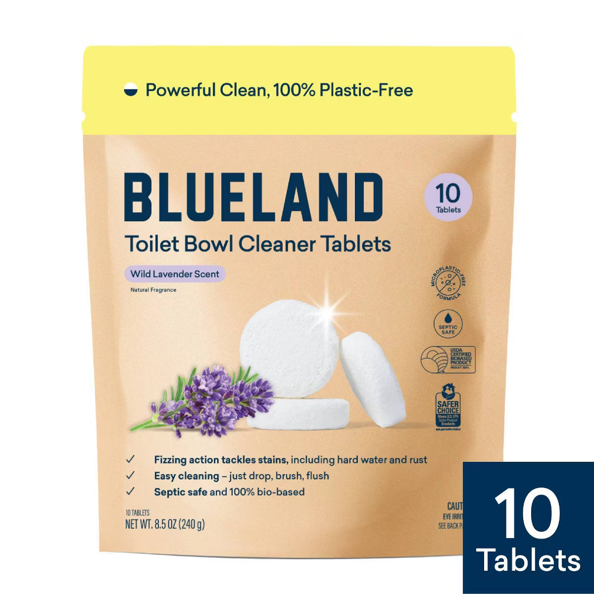 Blueland Wild Lavender Toilet Bowl Cleaning Tablets - 10ct | Target