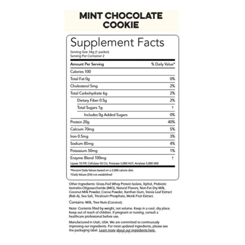 Clean Simple Eats Protein Powder Single Serving - 10 Pack | Scheels