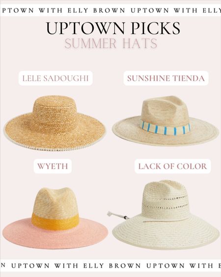 Tuckernuck // hats // beach hats // summer hat // lack of color // WYETH // Lele Sadoughi // Sunshine Tienda

#LTKstyletip #LTKtravel #LTKSeasonal