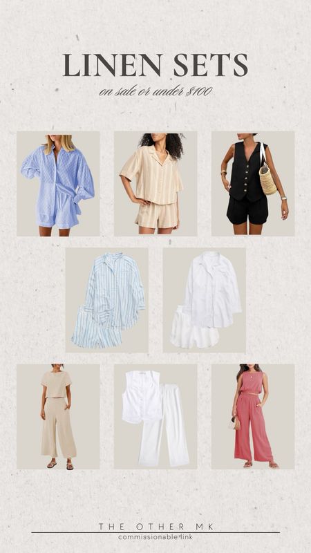 Affordable linen sets - linen sets - summer outfit inspo - matching set inspo - summer linens - affordable outfit inspoo

#LTKStyleTip #LTKSeasonal