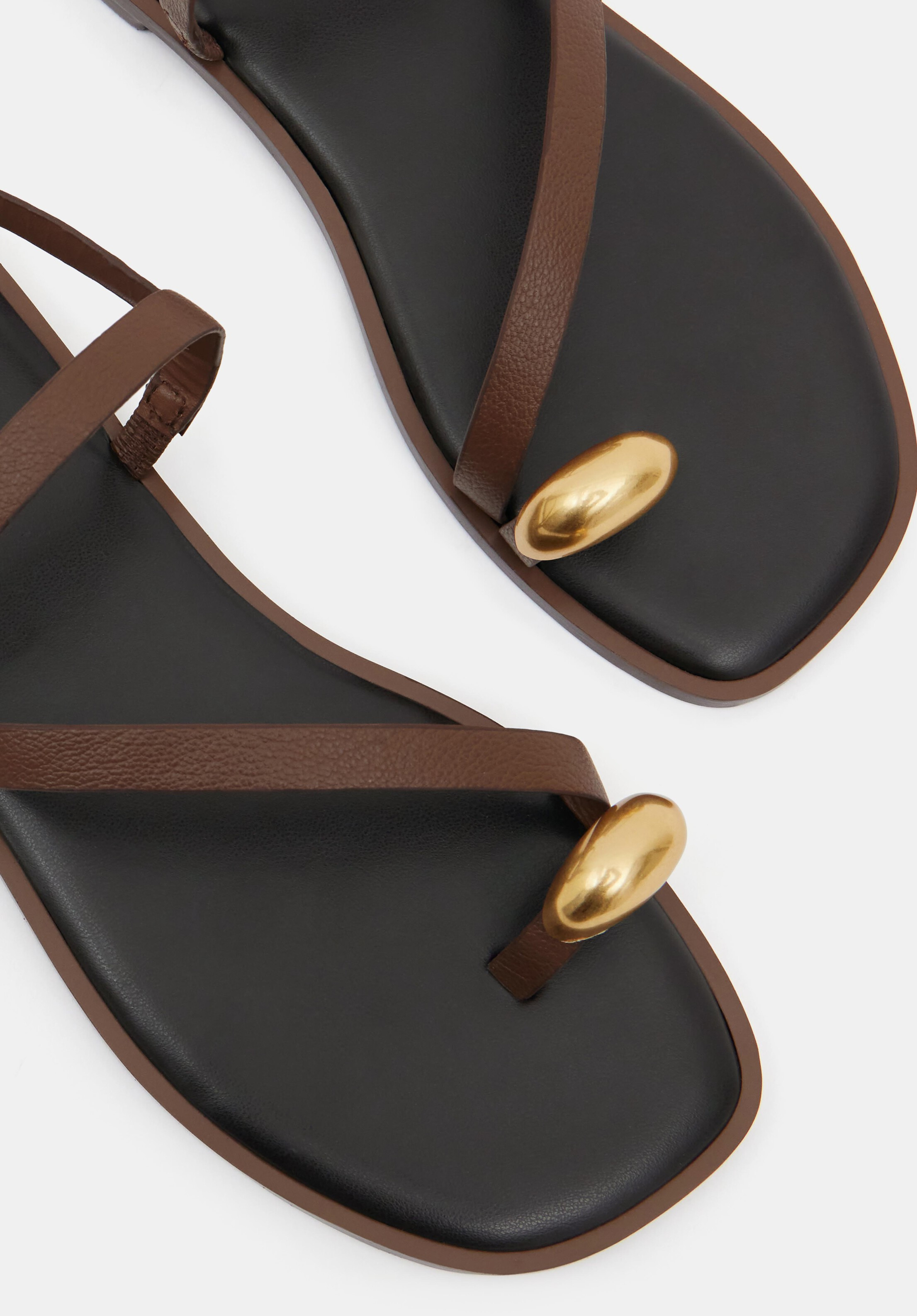 Metal Detail Flat Sandals | Hush UK