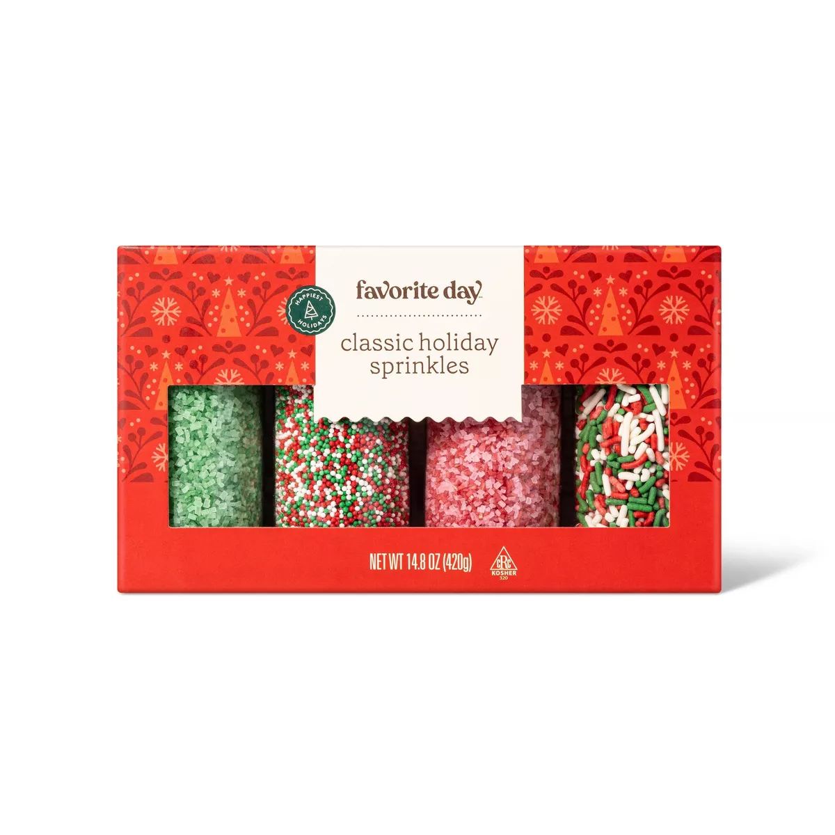 Holiday Classic Holiday Sprinkles Set - 14.8oz - Favorite Day™ | Target
