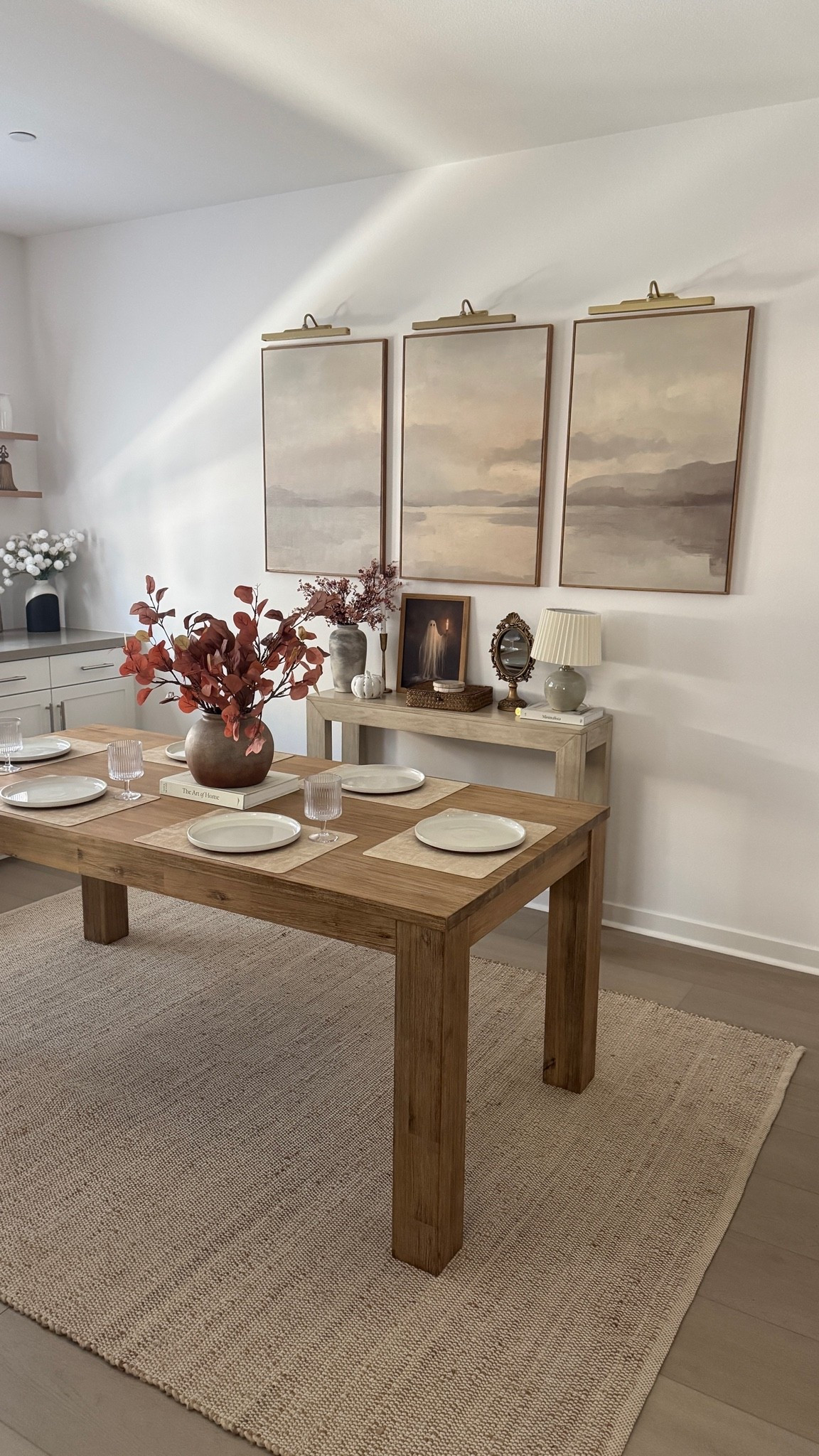 this new dining table from wayfair is stunning! 

real wood, stain is perfect (no yellow tint) kid friendly, and perfect size!!🤎

#diningroom #diningtable #woodtable #diningroomtable #diningroomdecor

#LTKSaleAlert #LTKHome #LTKSeasonal