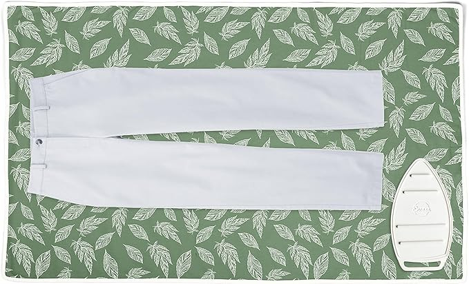 Encasa XO Ironing Mat/Pad (Large 48"x28") with 3mm Padding & Silicone Iron Rest for Steam Pressin... | Amazon (US)