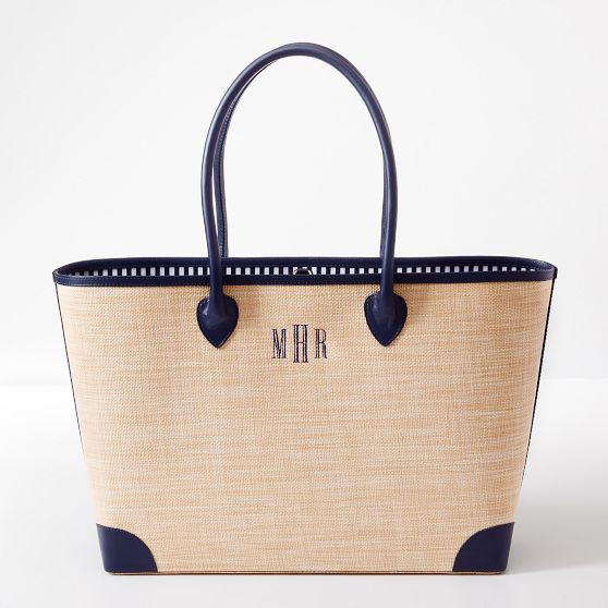 Montauk Raffia Tote | Mark and Graham