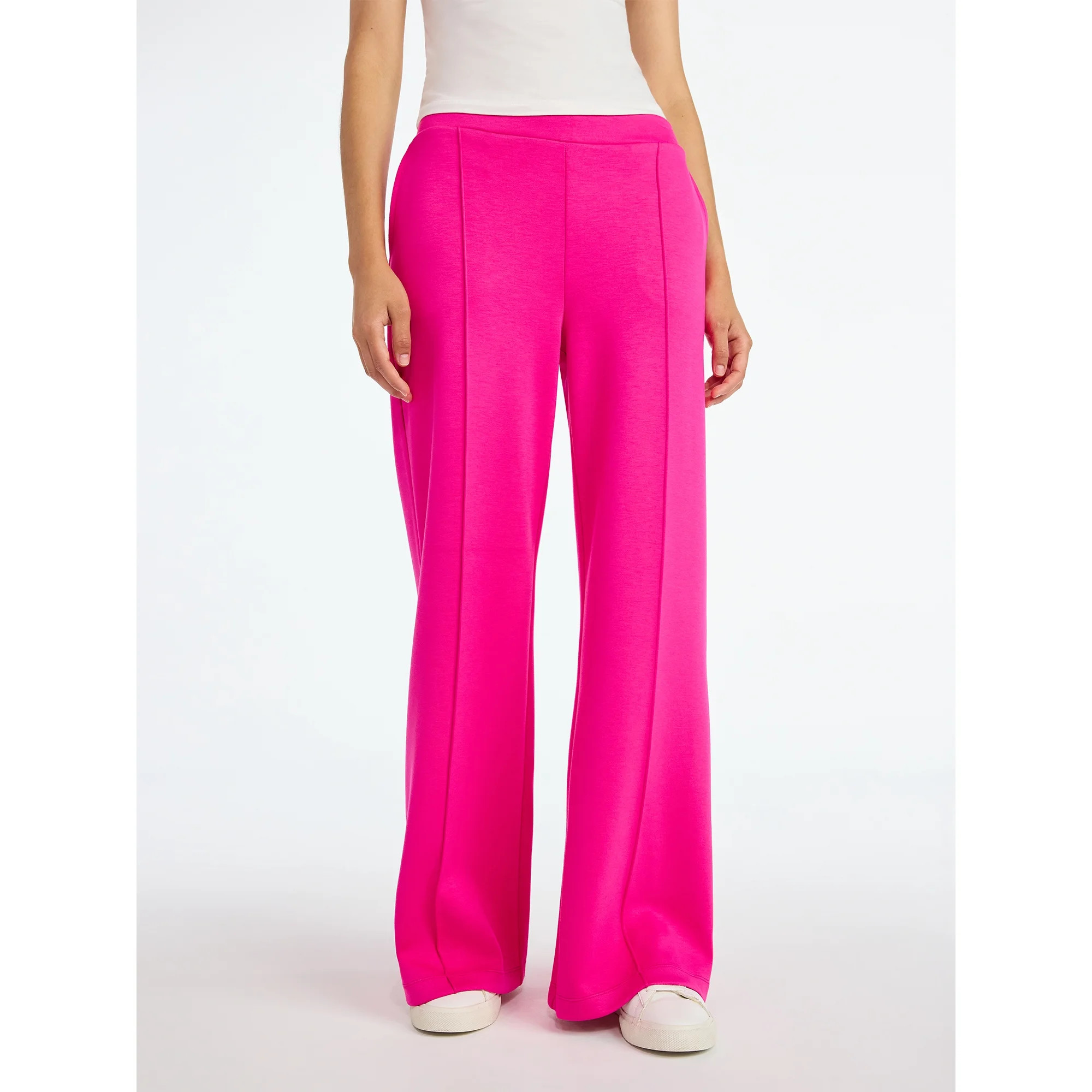 Scoop Women’s and Women’s Plus New Scubaknit Seamed Sweatpants, Regular and Short Lengths, Si... | Walmart (US)