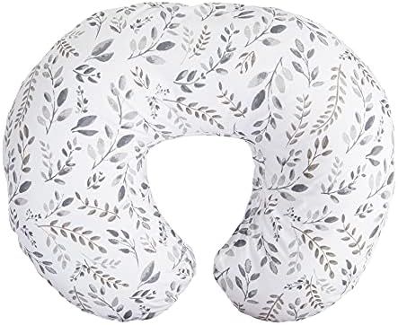 Boppy Nursing Pillow and Positioner—Original | Gray Taupe Watercolor Leaves | Breastfeeding, Bottle  | Amazon (US)
