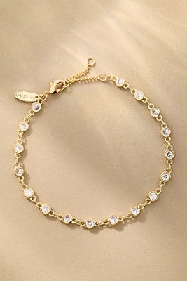 Crystal Tennis Bracelet | Anthropologie (US)