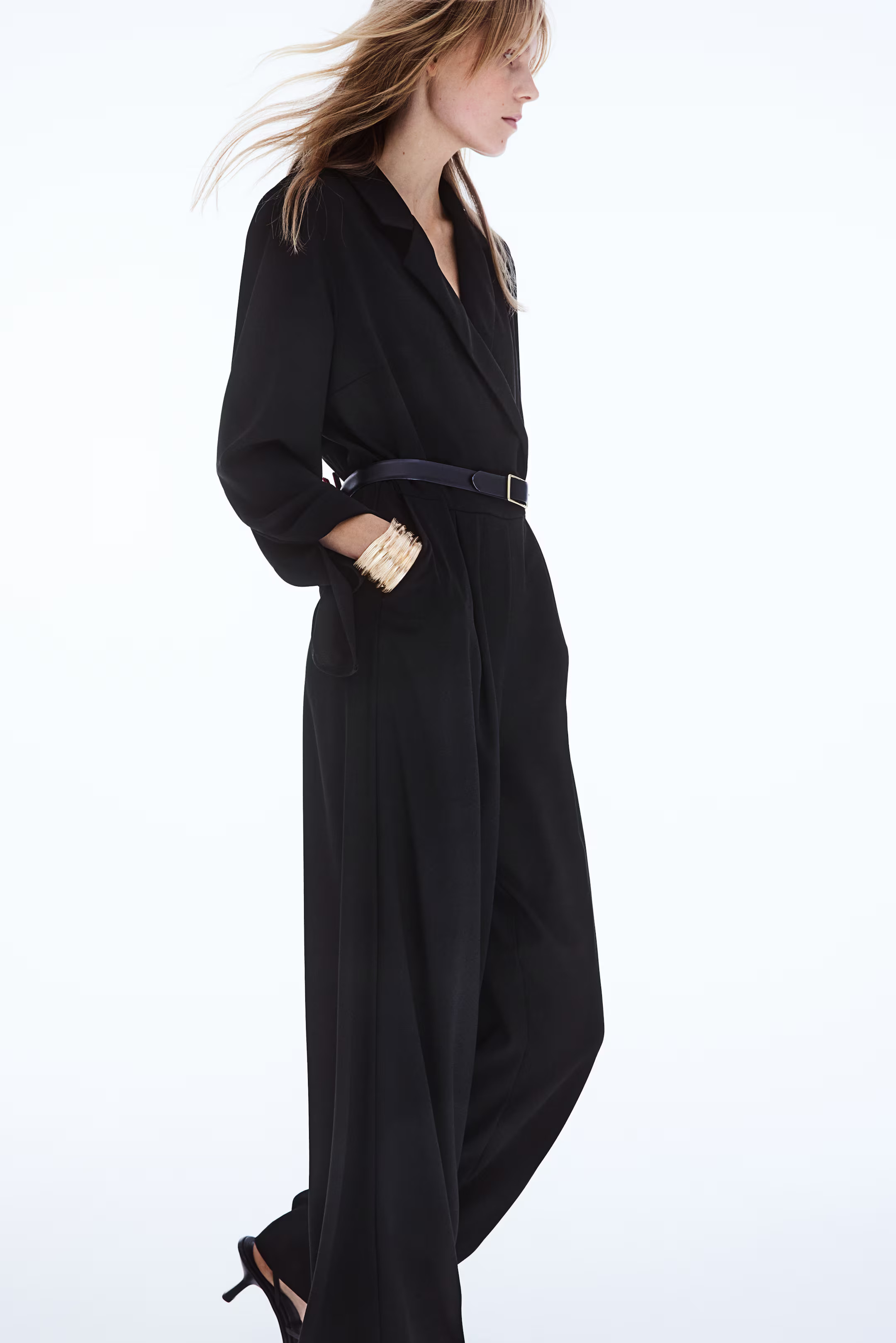 Belted Jumpsuit - Black - Ladies | H&M US | H&M (US + CA)