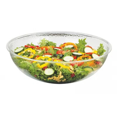 44 Qt. Clear Acrylic Pebble Salad Bowl | Wayfair North America