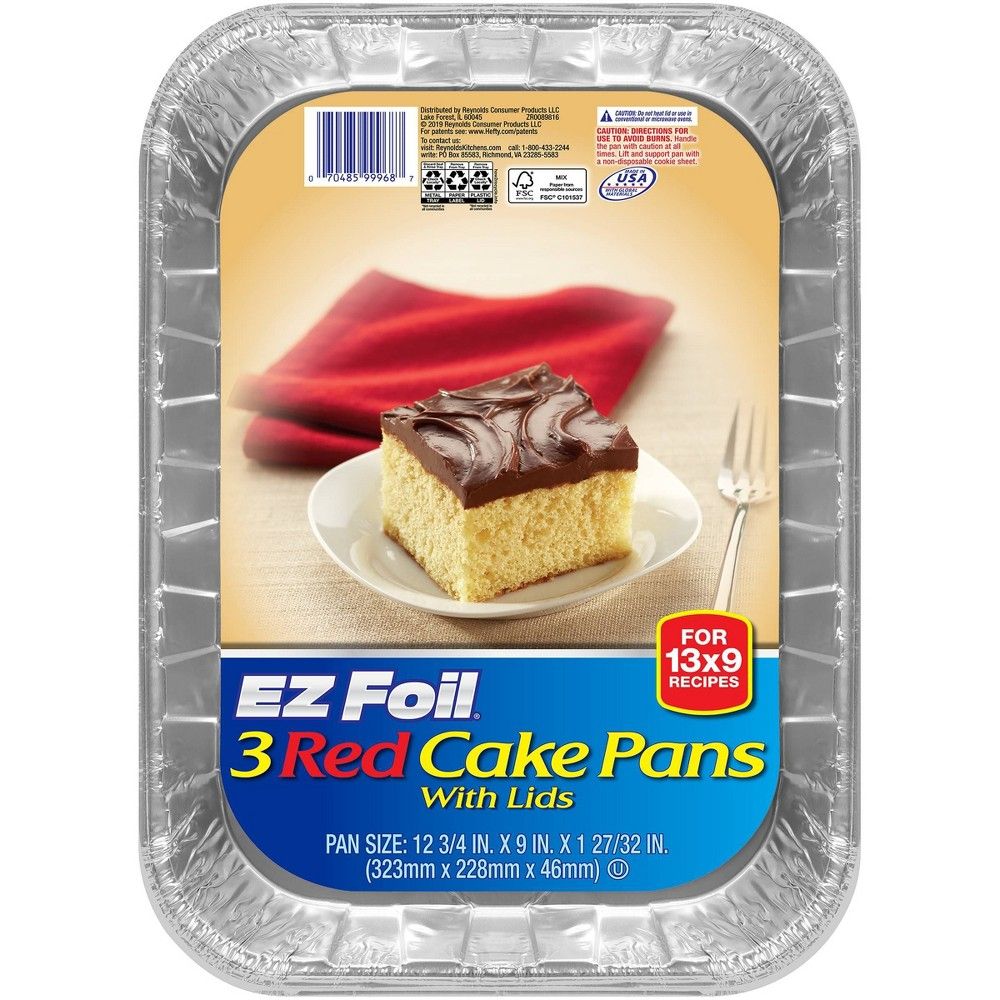 Hefty EZ Foil Cake Pans - 3ct | Target