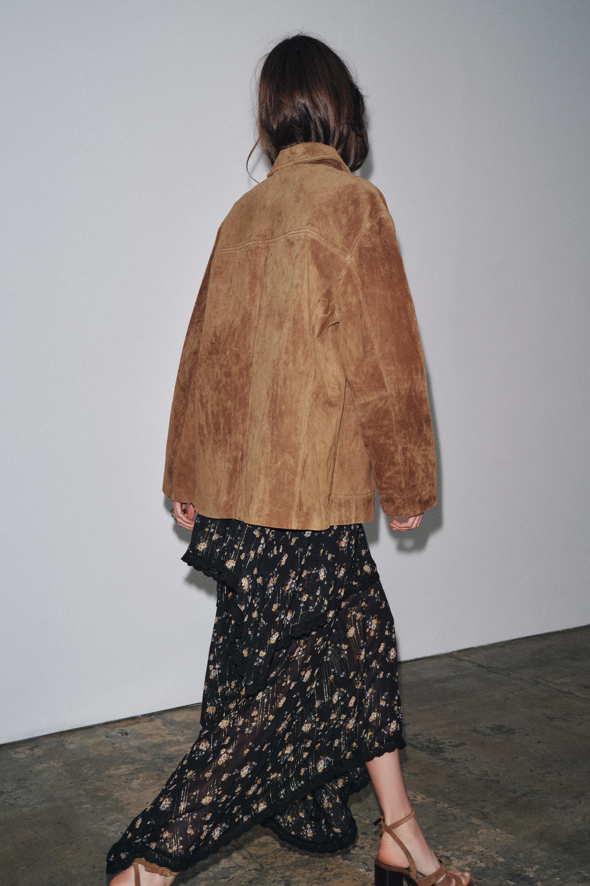 SUEDE LEATHER JACKET ZW COLLECTION LIMITED EDITION | Zara UK