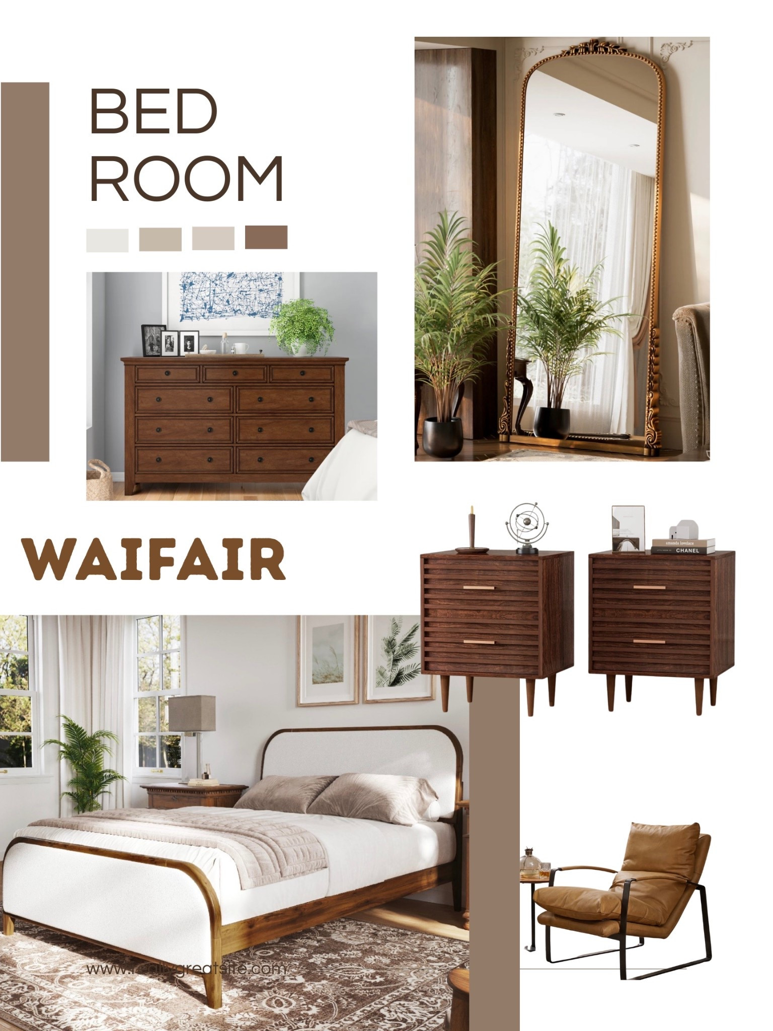 Dream Bedroom with rich chocolate tones and good lighting. Give me all the brows and creams!! I’m obsessed. #wayfair #bedroom #homedecor

#LTKmorningroutine #LTKSaleAlert #LTKHome