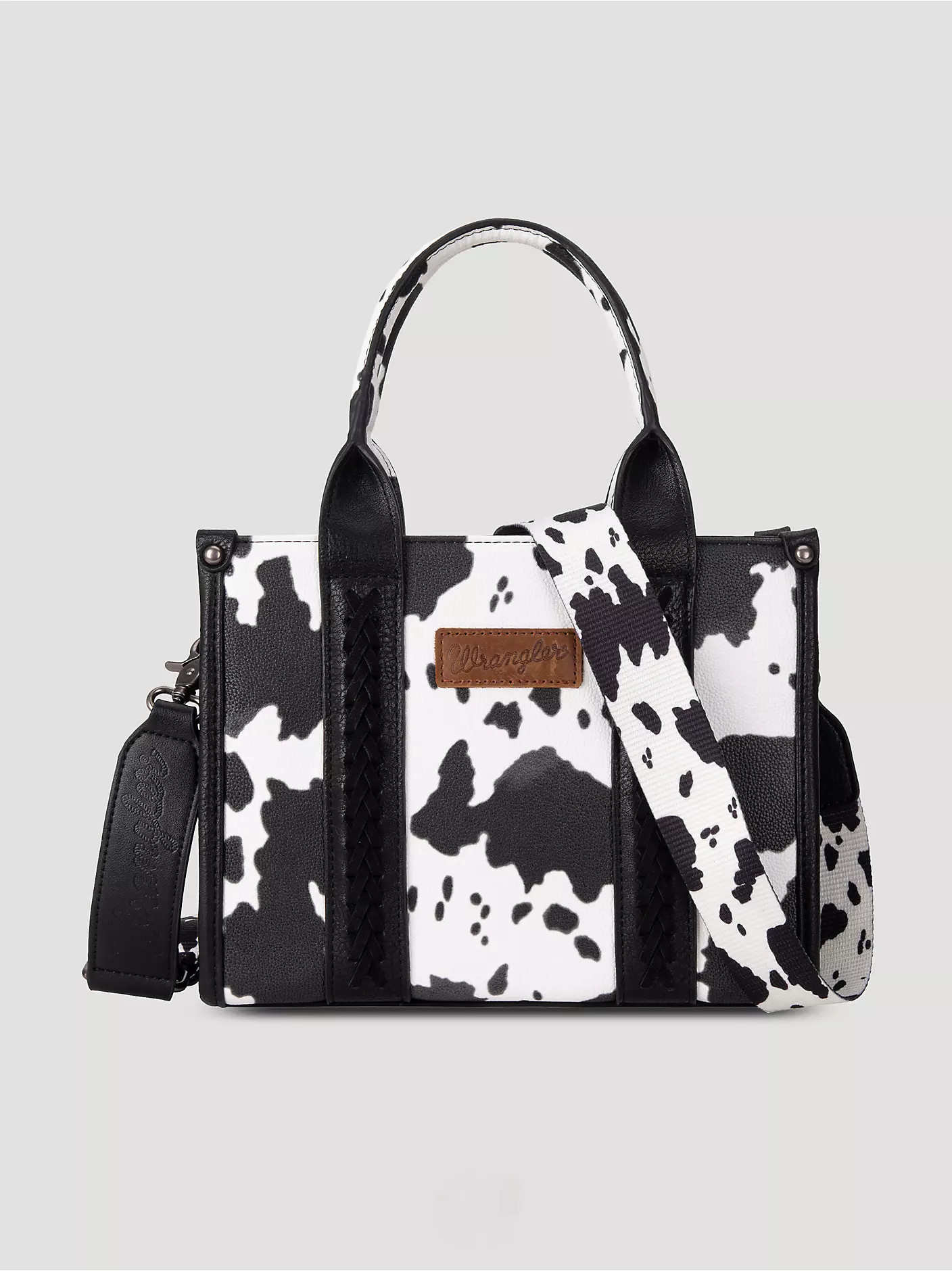 Allover Cow Print Cross Body Mini Tote | Wrangler