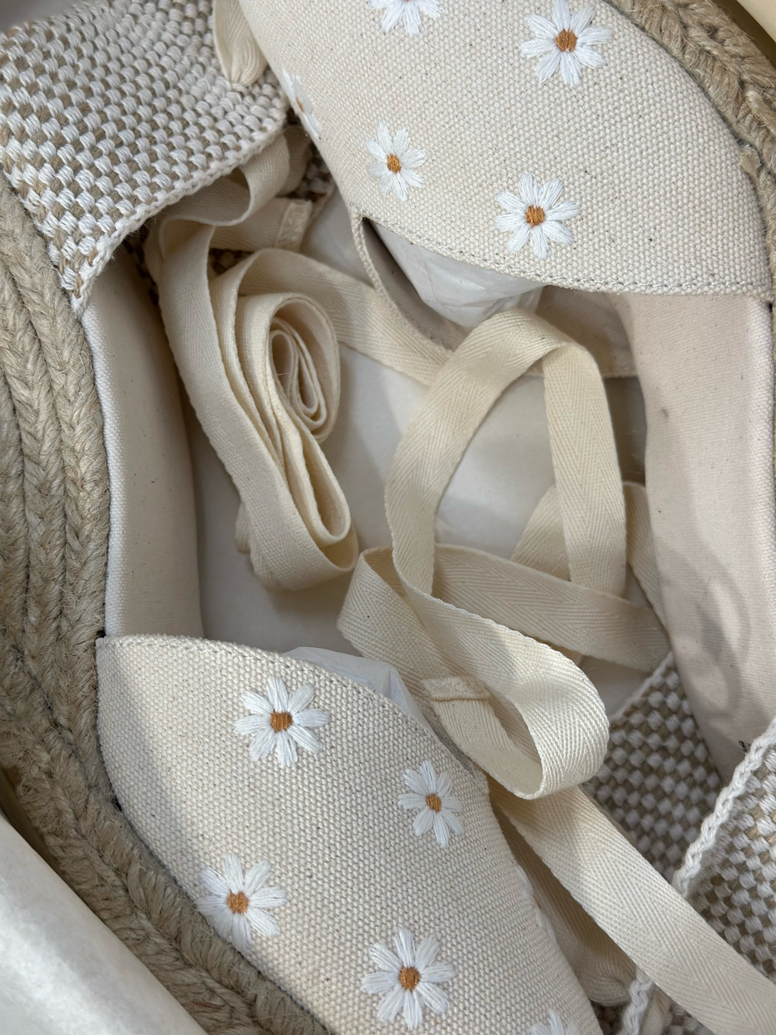 Sezane espadrilles with little daisies

#LTKSeasonal #LTKFestival