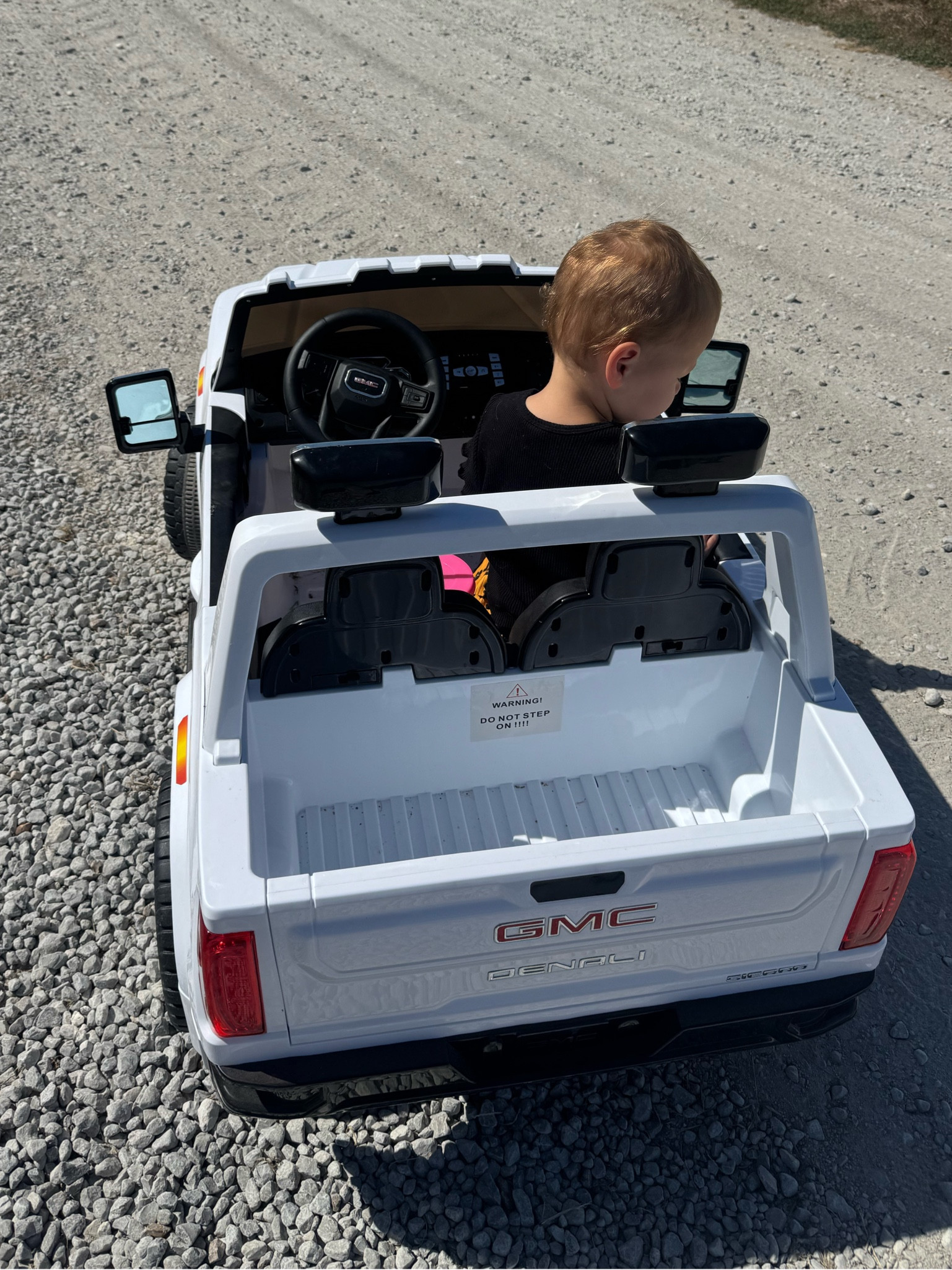 Remote control car that kids can also drive themselves! We are huge fans of this!! 