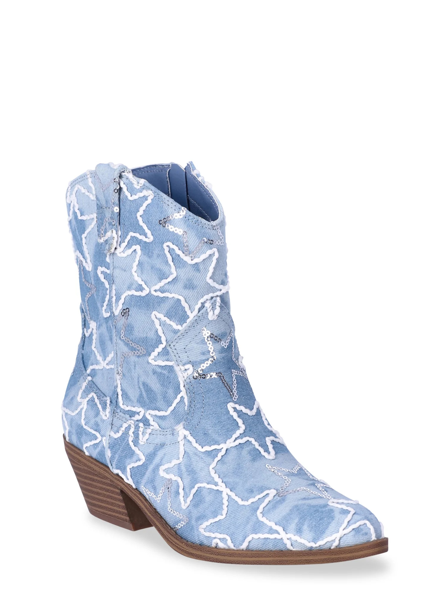 No Boundaries Women's Cowboy Boots - Walmart.com | Walmart (US)