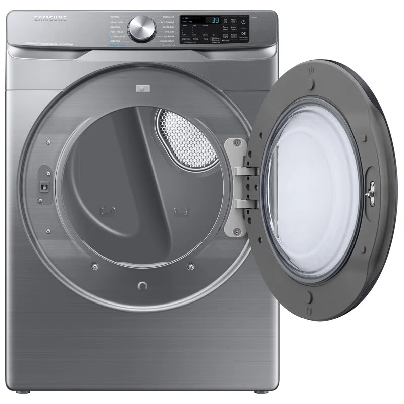 Samsung 4.5 cu. ft. Front Load Washer and 7.5 cu. ft. Smart Electric Dryer with Steam Sanitize+ | Wayfair North America