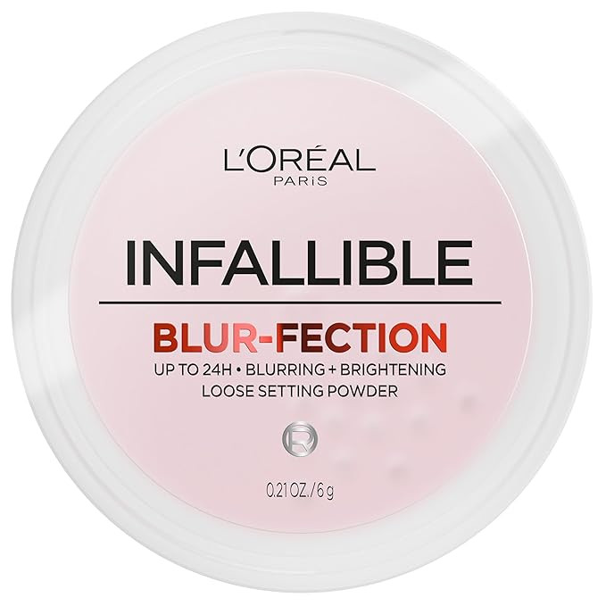 L'Oreal Paris Infallible Blur-fection Longwear Loose Setting Powder, Blurring Face Powder With Up... | Amazon (US)