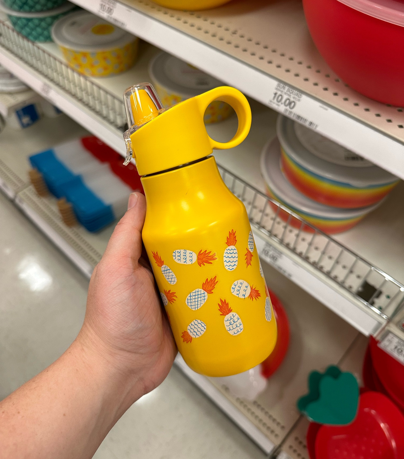 Yellow pineapple insulated water bottle for toddlers!

#LTKkids #LTKbaby #LTKfamily