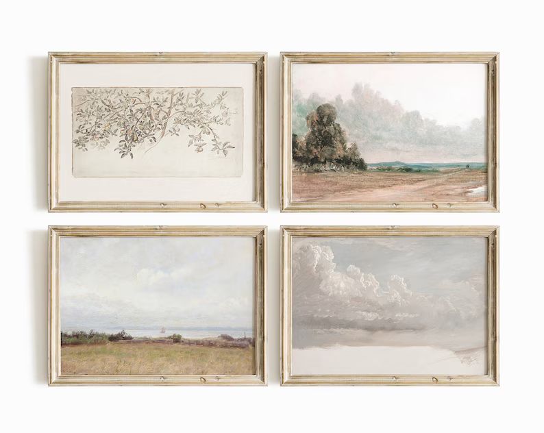Vintage Gallery Wall Print SET  French Country Decor  | Etsy | Etsy (US)