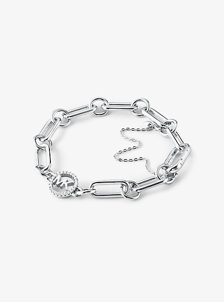 Precious Metal-Plated Sterling Silver Curb Link Starter Bracelet | Michael Kors US