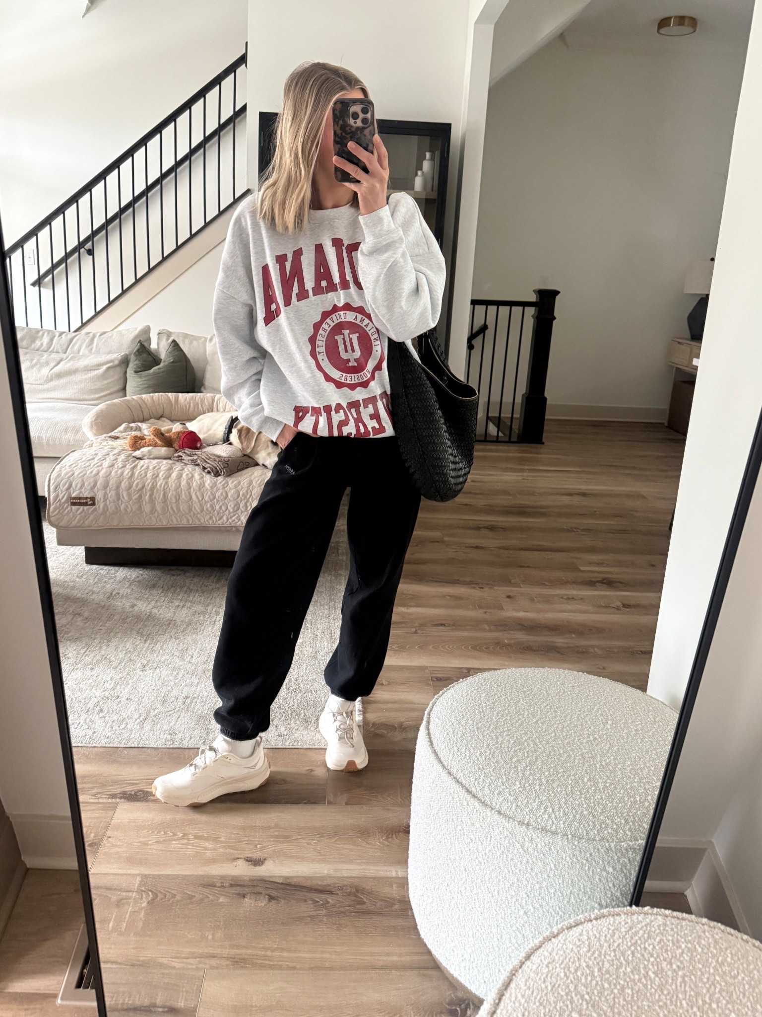 Wearing small sweatshirt (oversized fit), XS joggers, sock/sneakers tts 

#LTKgrwm #LTKootd #LTKOver40