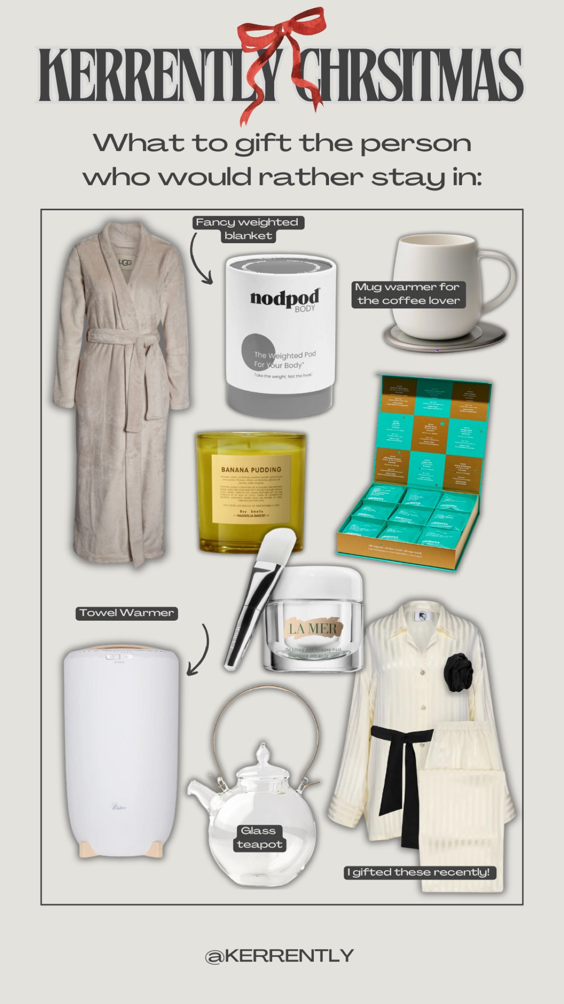 Here are my top cozy gift recommendations for the person who loves a night in! These gifts would be great for a girlfriend, mom or mother-in-law. 

#LTKGiftGuide #LTKHoliday #LTKSeasonal