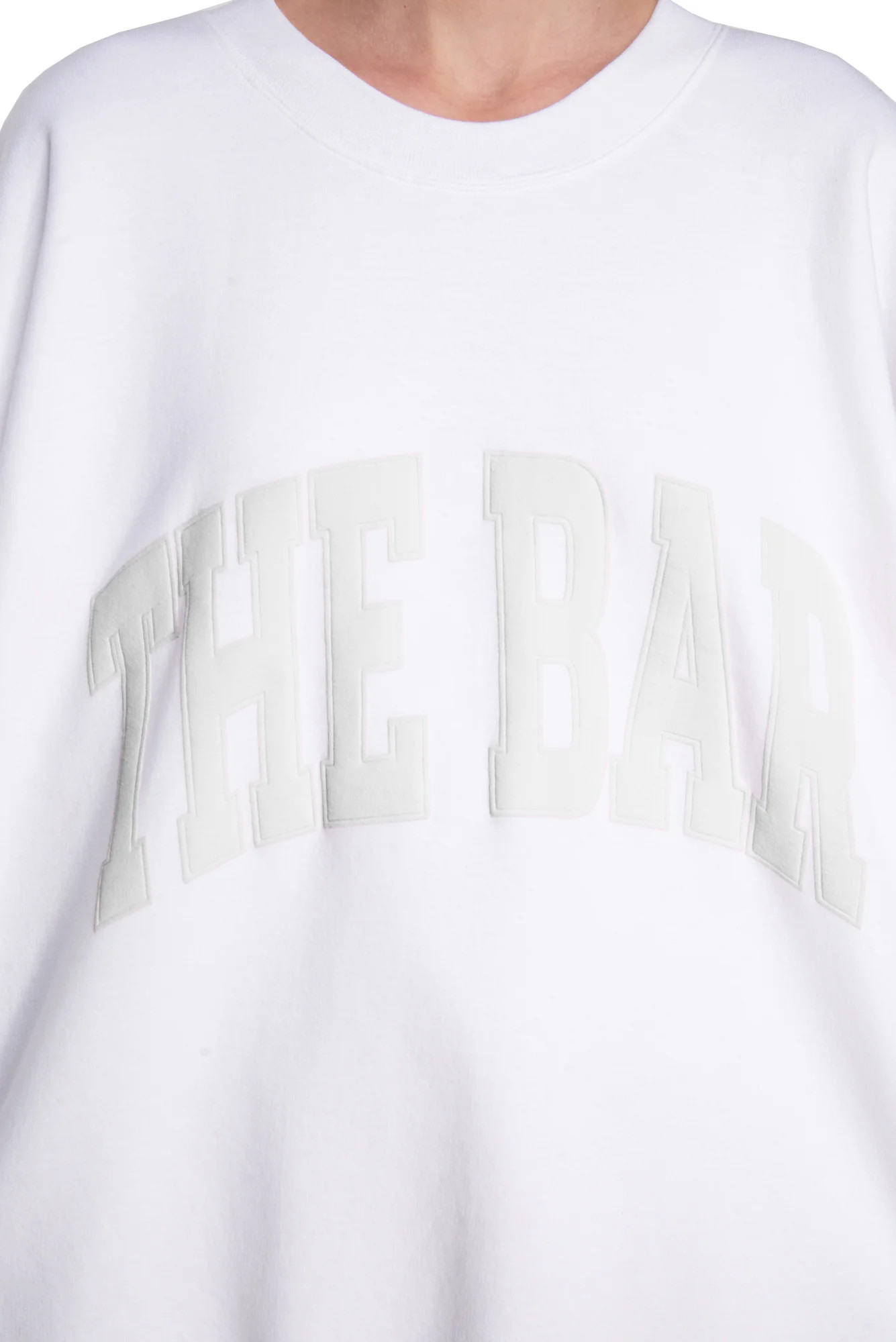 VARSITY SWEATSHIRT WHITE | The Bar