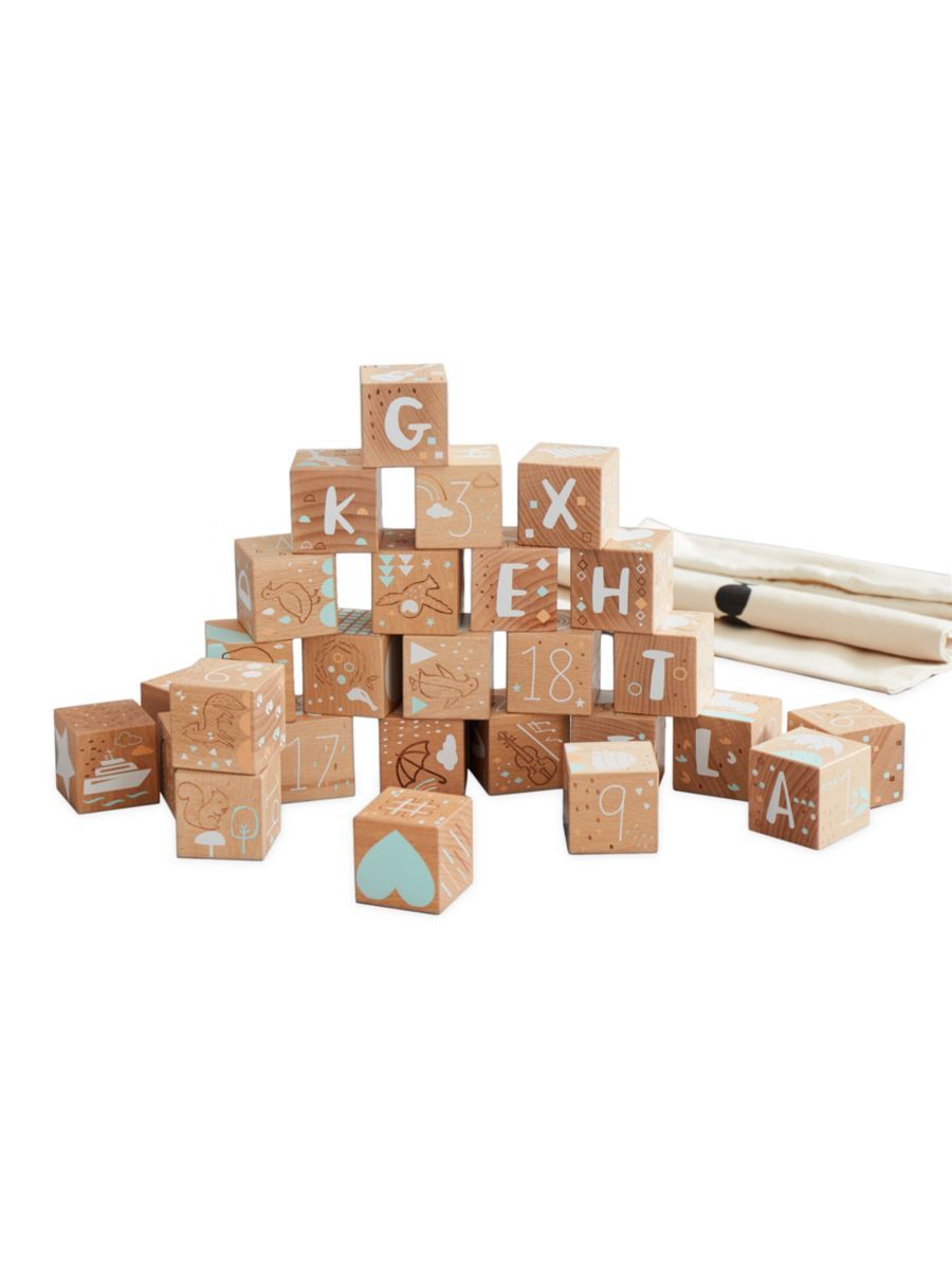 Wonder & Wise Keepsake Etched Toy Blocks | Saks Fifth Avenue