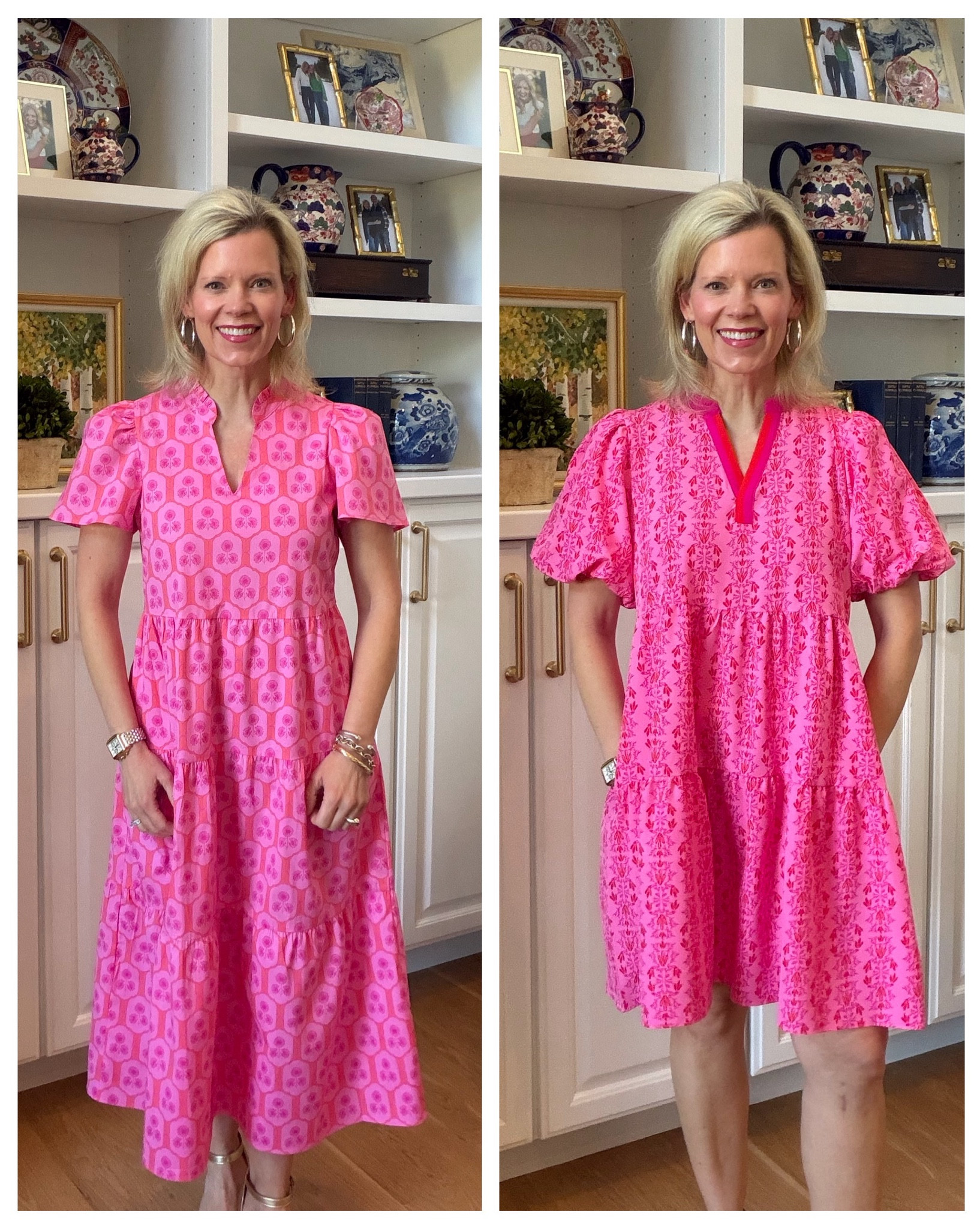 Love both of these pink dresses! They are comfortable, flattering and very well-made. The prices are great as is but use code spring20 and get 20% off your order!!!  I am in between an XS and S and the XS fits great  

#LTKSaleAlert #LTKSeasonal #LTKdayinmylife