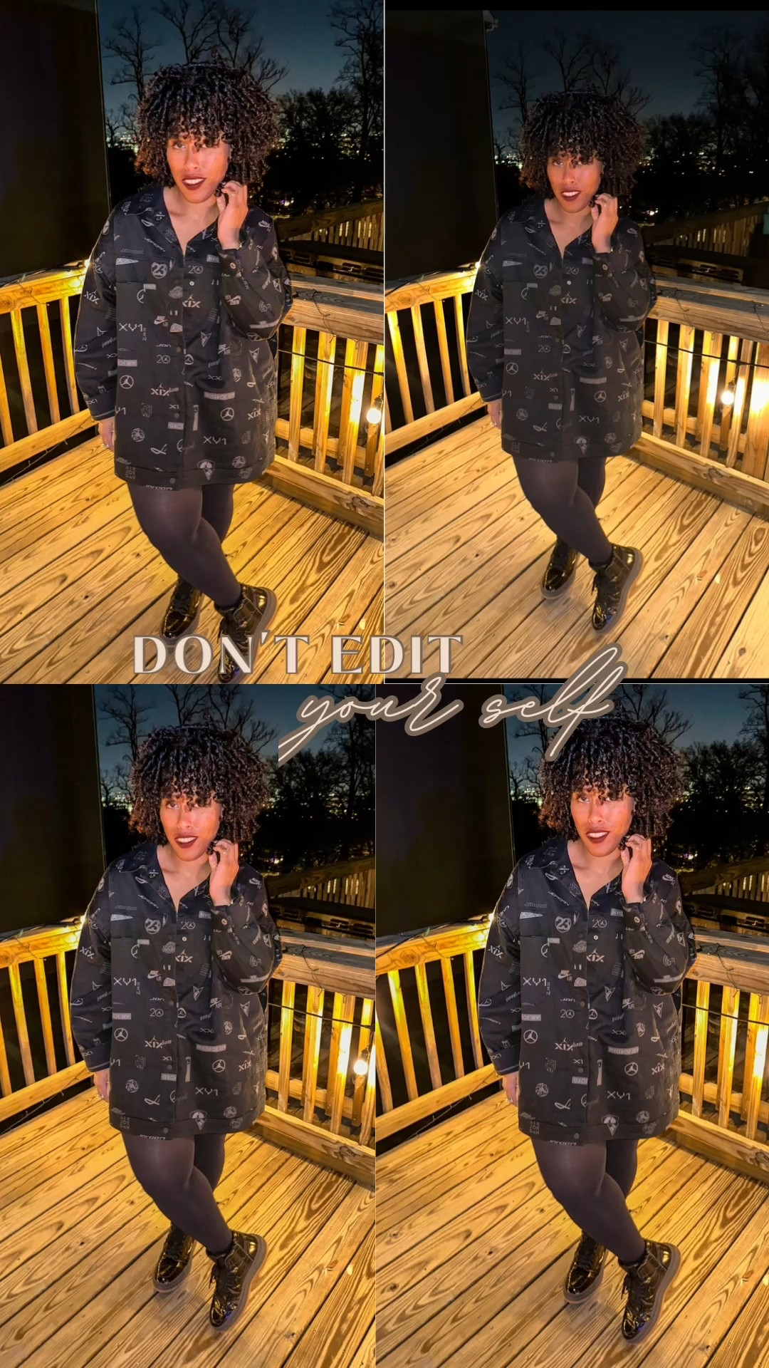 A Jordan moment — elevated Jordan 1s paired with an oversized Jordan denim jacket styled as a dress 🖤✨
@Nike US 



#LTKootd #LTKdayinmylife #LTKgrwm