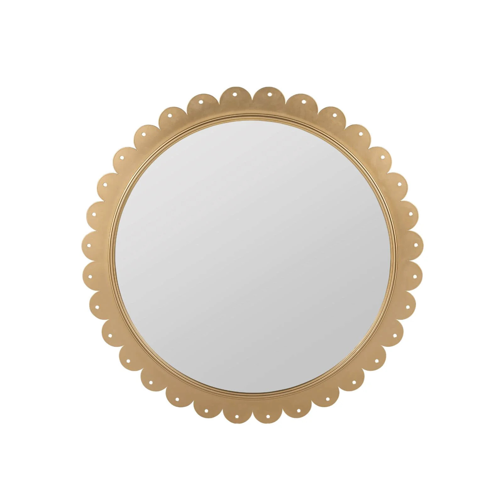 Candler Mirror in Brass | Brooke and Lou
