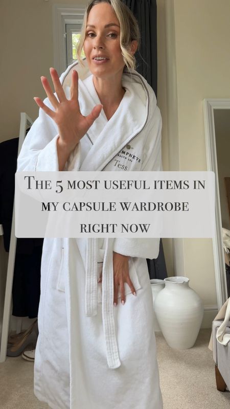 
The 5 most useful items in my capsule wardrobe right now 

Use my code “tess25” for 25% off at Lilysilk 
Use code “Tess10” for 10% off Goelia 🤍

#LTKSeasonal #LTKVideo #LTKover40