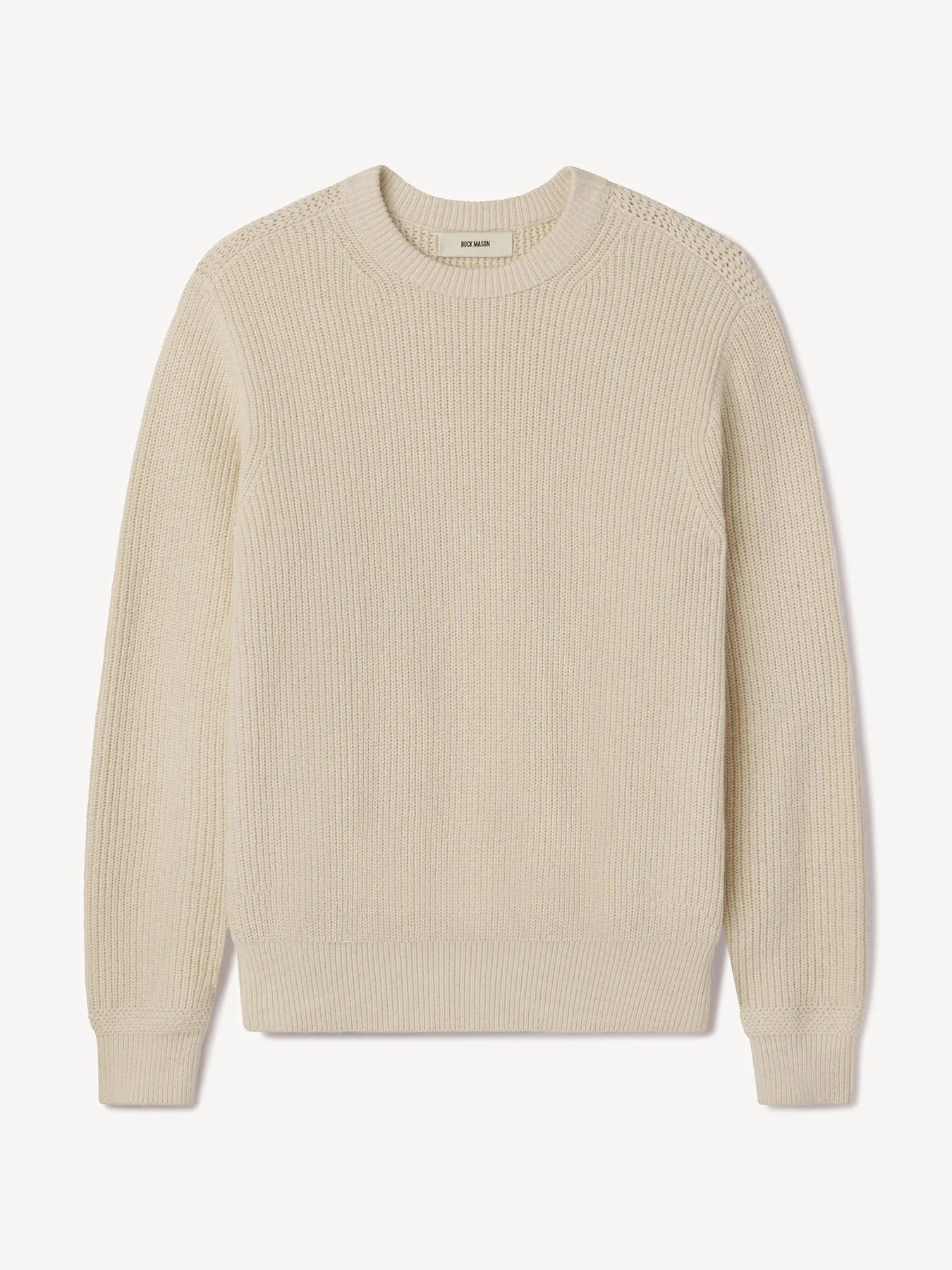 Cement Seafarer Cotton Rib Crew - Buck Mason- Modern American Classics | Buck Mason