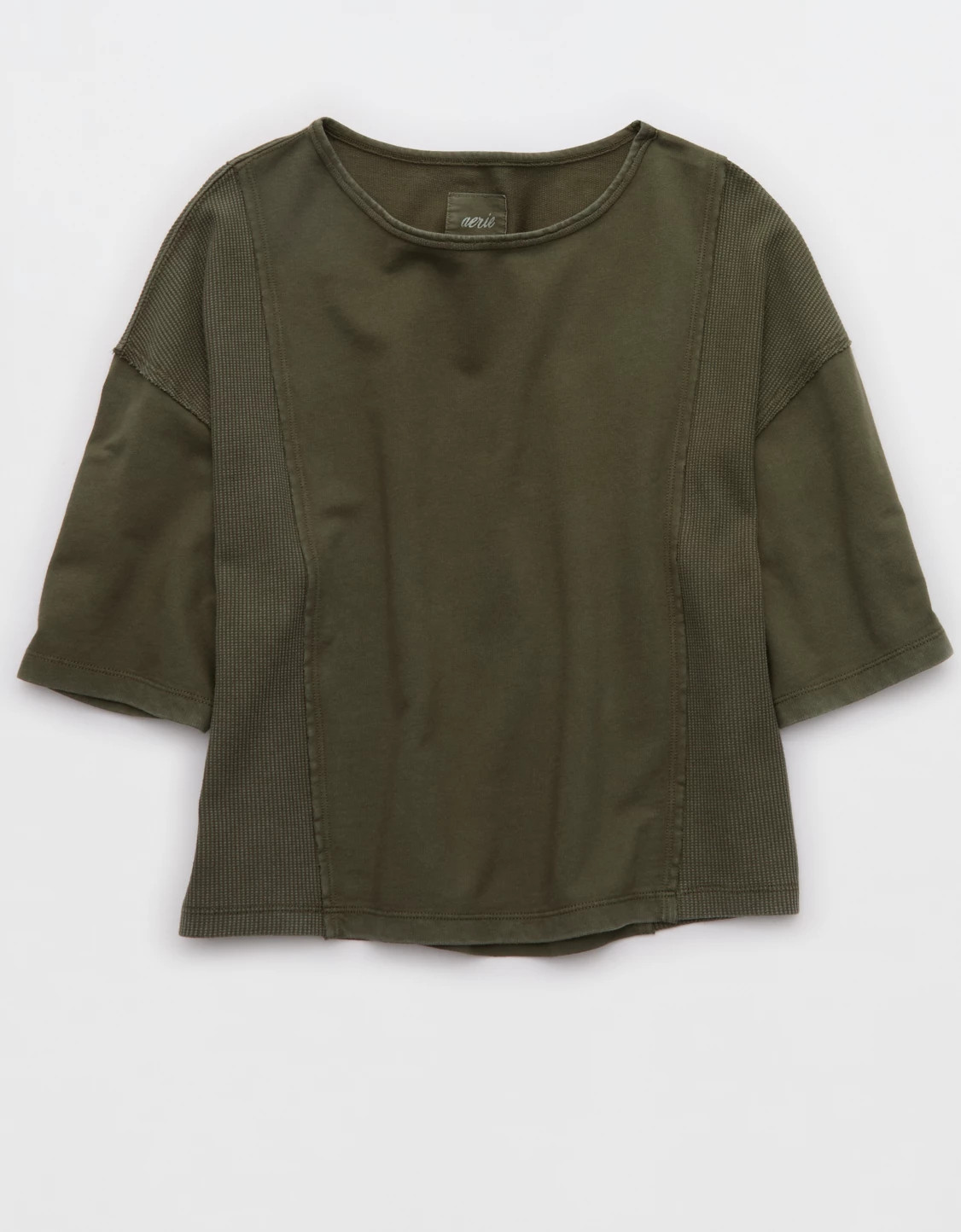 Aerie Unwind Waffle T-Shirt | American Eagle Outfitters (US & CA)