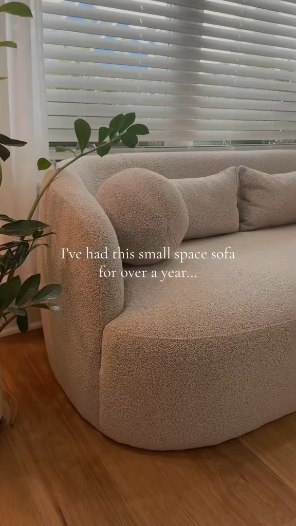 Over a year with this sofa and I'd still buy it again in a heartbeat 🤍 The quality has held up so well and it's honestly the perfect small space sofa — great for an office, apartment, or any cozy corner. Linking it here!

#LTKSaleAlert #LTKHome