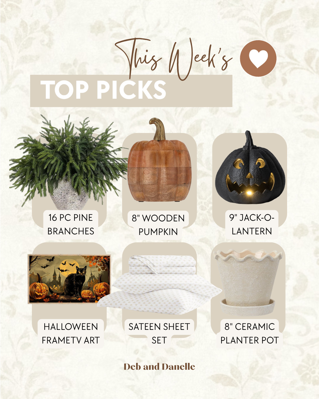 Our most-loved items of the week include a few Fall staples for your home decor, cozy patterned sheets, and a neutral planter pot.  

 #LTKSeasonal #LTKHome