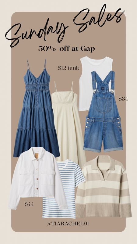 Cute summer basics pieces all 50% off at Gap! 

#LTKSummerSales #LTKSaleAlert #LTKSeasonal