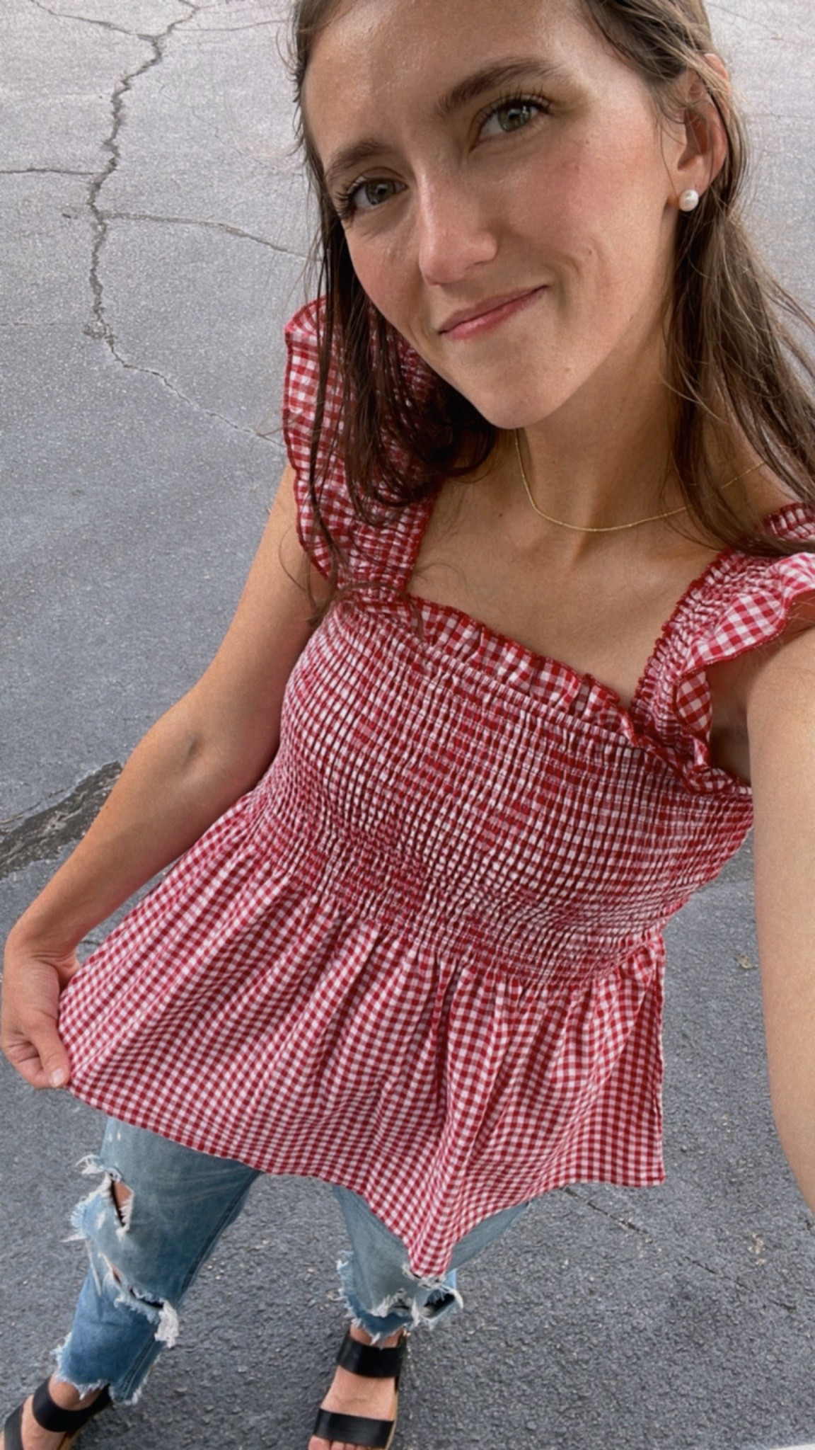 My fav gingham top!! Perfect for summer & comes in lots of colors ❤️

#LTKootd