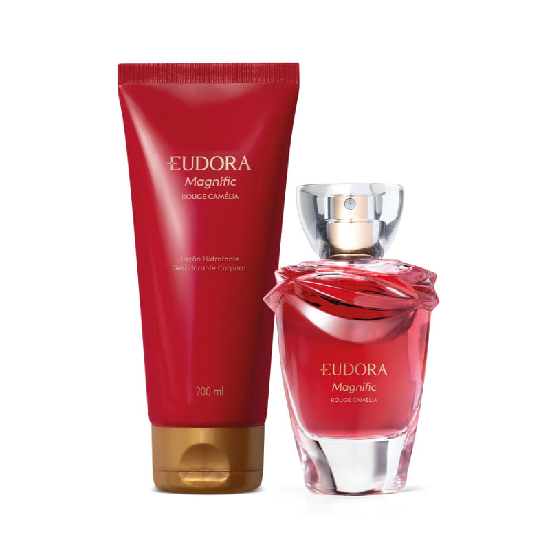 Combo Magnific Rouge Camélia: Desodorante Colônia 75ml + Loção Desodorante Hidratante 200ml |... | Eudora (BR)