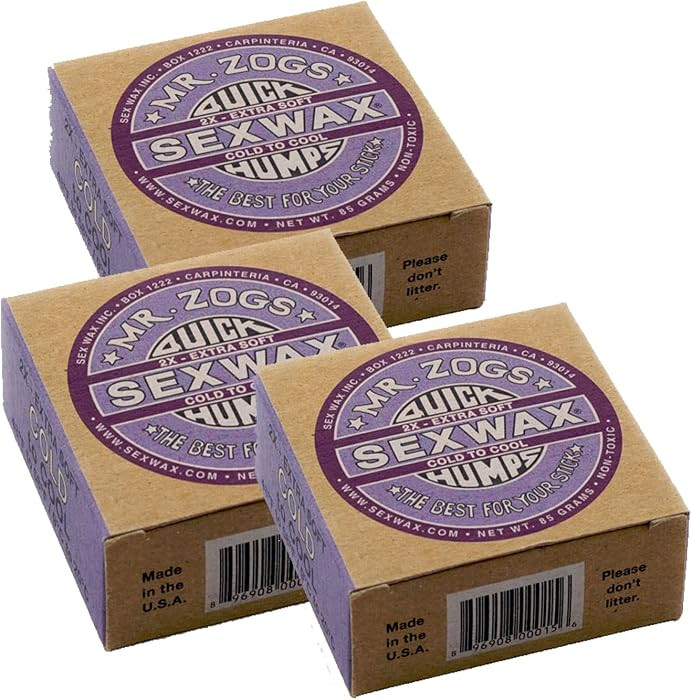 Sex Wax Quick Humps Coconut (Choose Temperature) (2x Cold to Cool, 3 Pack) | Amazon (US)