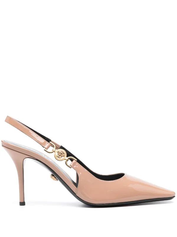 Versace Medusa '95 95mm Patent Pumps - Farfetch | Farfetch Global