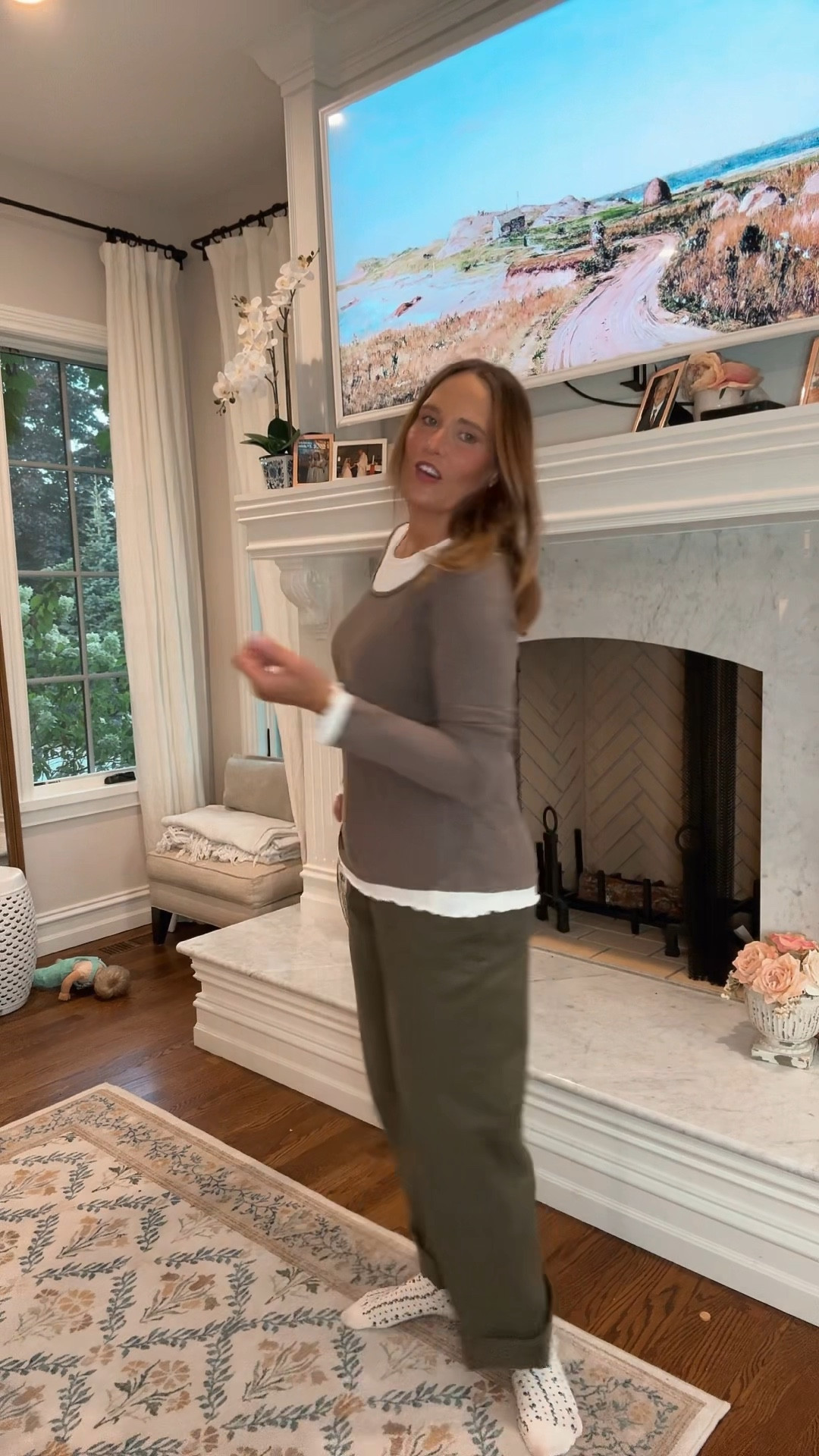 This shirt and these jeans are so cute for running around and doing the everyday! 

#LTKStyleTip #LTKVideo #LTKOver40