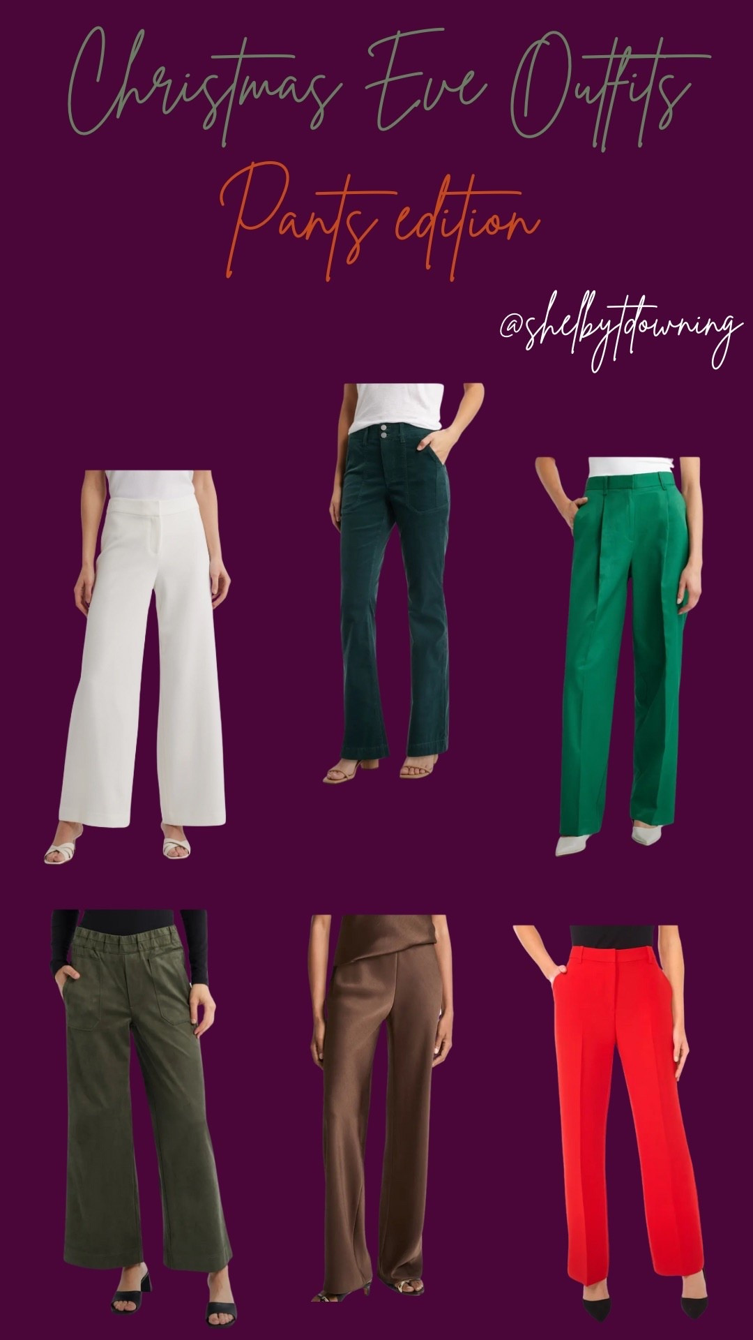 #christmasoutfit #silkpant #longpant #dresspant #greenpant #redpant #whitepant #brownpant #workwear #holidayparty #churchoutfit #nordstrom #thanksgiving #silk #suede

#LTKParties #LTKHoliday #LTKSeasonal