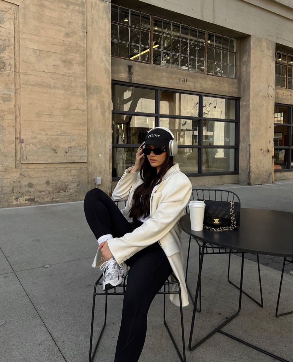 Neutral outfit, outfit inspo, black leggings,  cream blazer, fall outfit

#LTKstyletip #LTKSeasonal #LTKFind