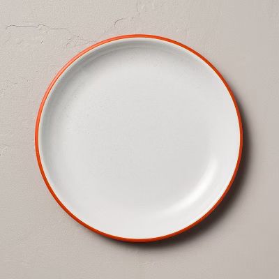 8.5" Colored Base Melamine Salad Plates Cream/Poppy - Hearth & Hand™ with Magnolia | Target