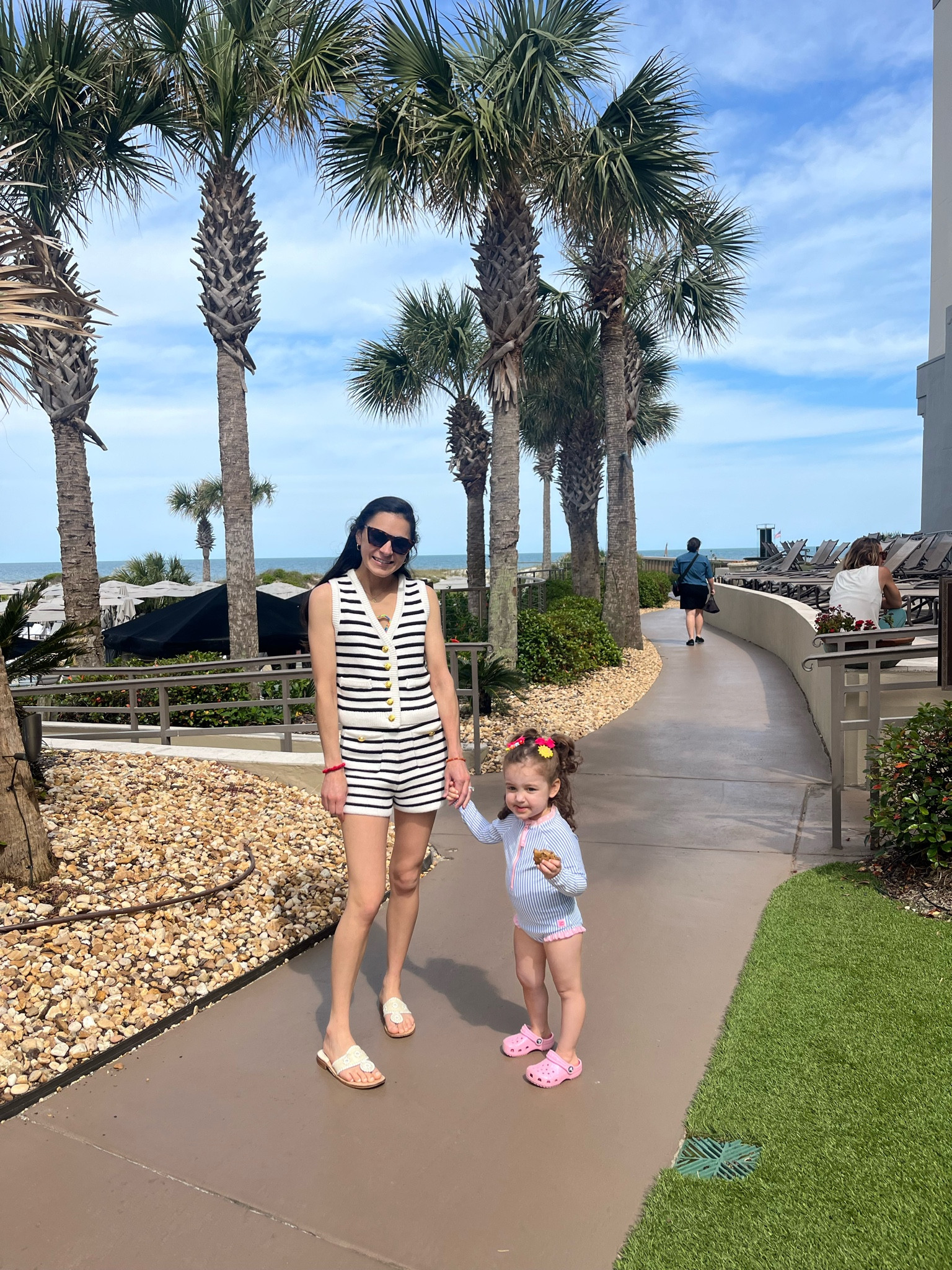 Cutest summer stripe knit set and toddler seersucker swimsuit 

#LTKstyletip #LTKswim #LTKfamily